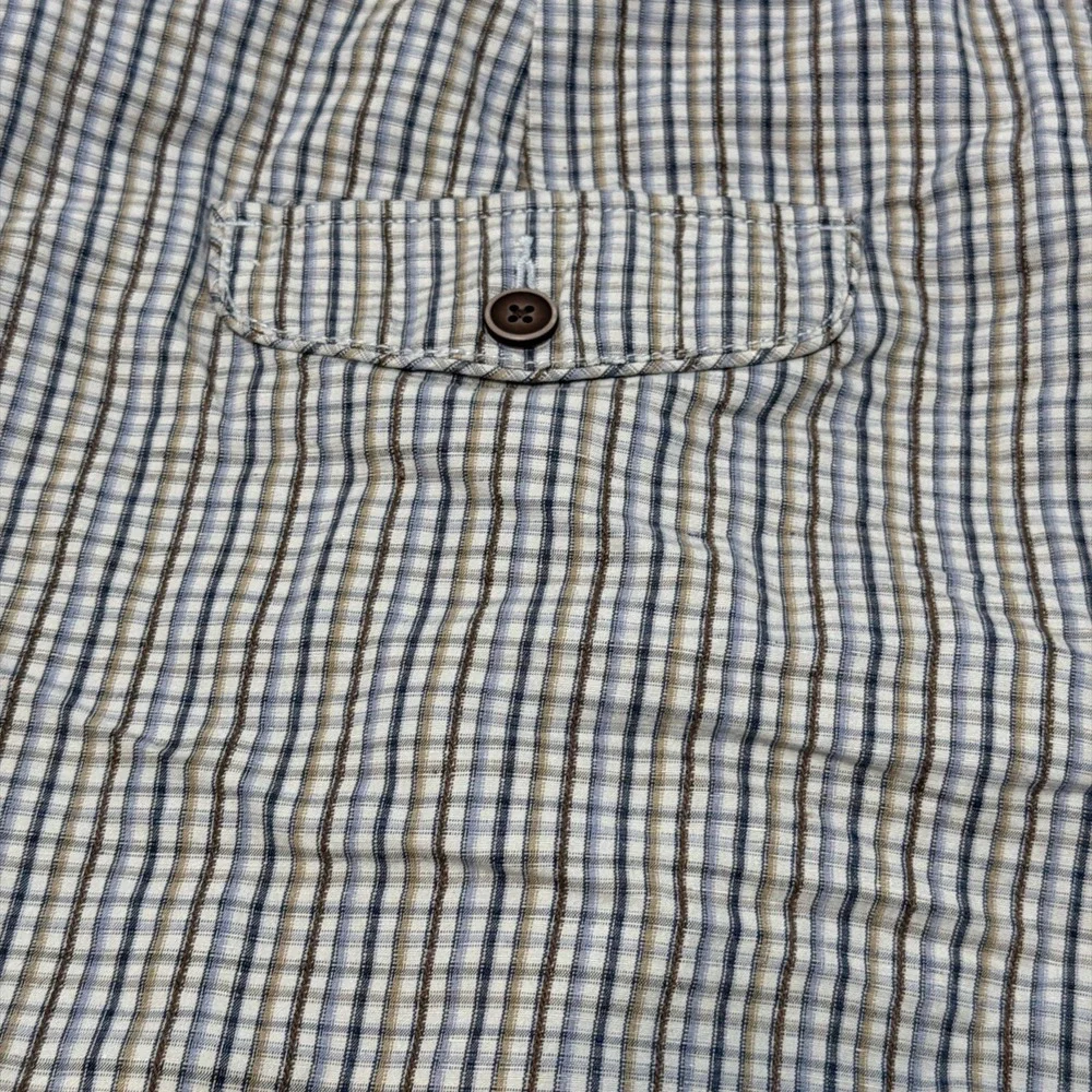 Tommy Bahama Linen Silk Shorts Mens Size 38 Paradise Nation Plaid Lightweight